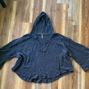 Cozy Black Hooded Sweater